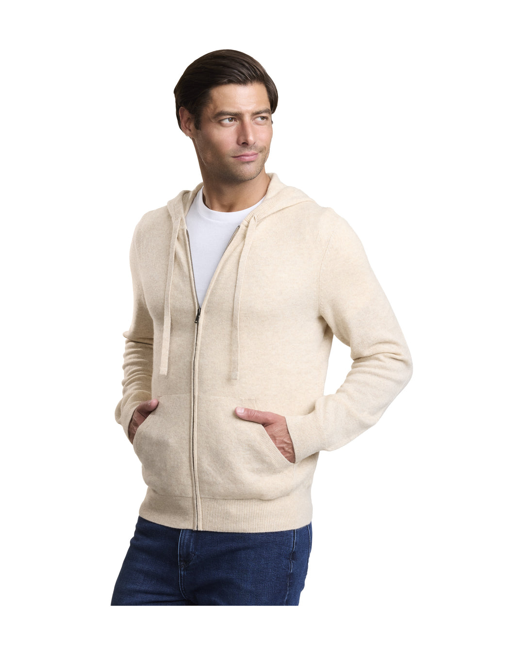 NOMAD | Men | Men's Cashmere Sweater | Oatmeal