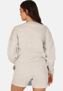 OW Collection SOPHIE Sweat Shorts Account 057 - Light Grey Mel.