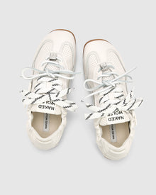 Womens | Soul Perforated Leather Sneaker | White