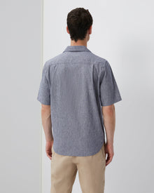 Mens | Stretch Yarn Dyed Vacation Shirt | Navy