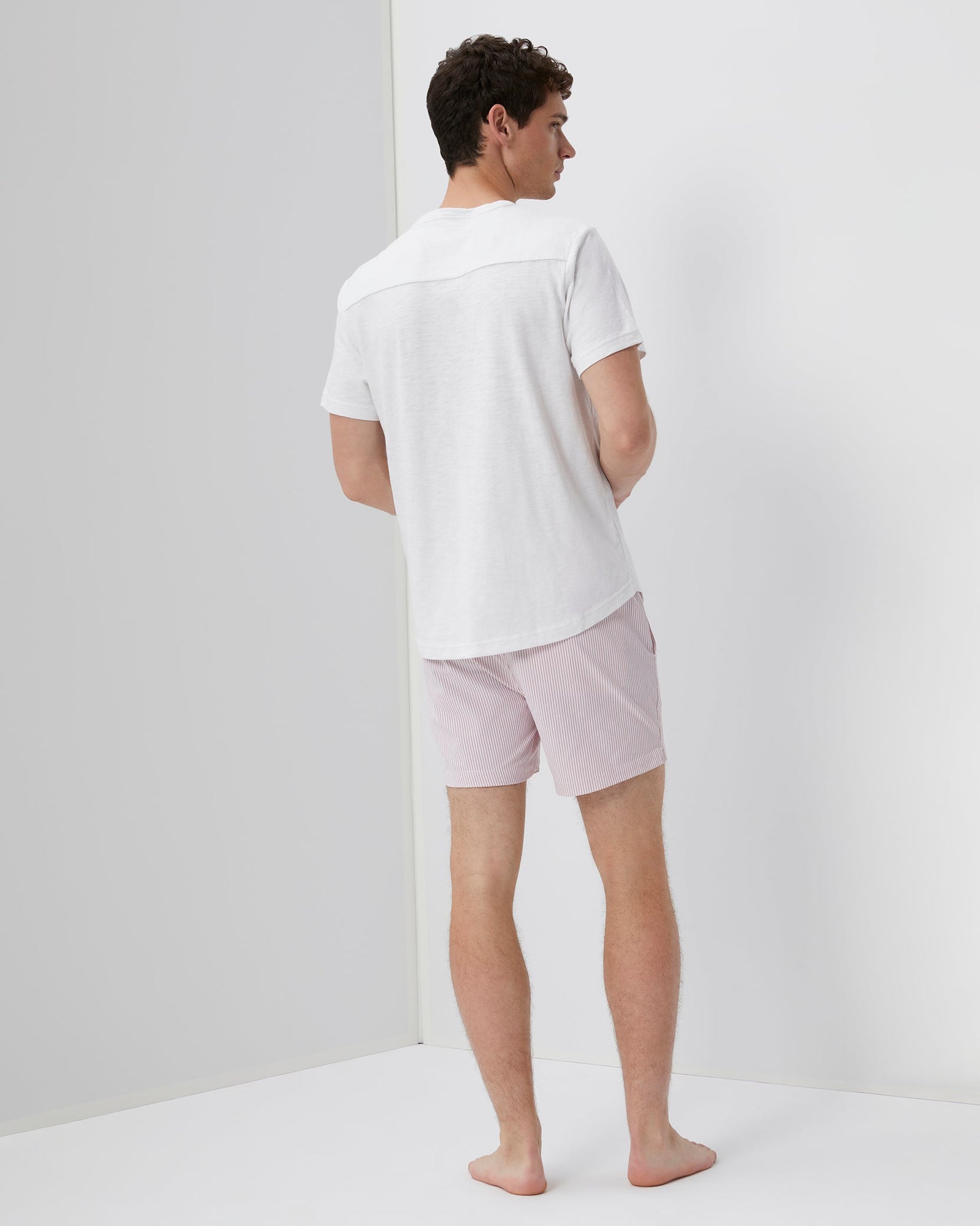 Mens | Charles 5" Swim Trunk - S2024 | Rosette/White