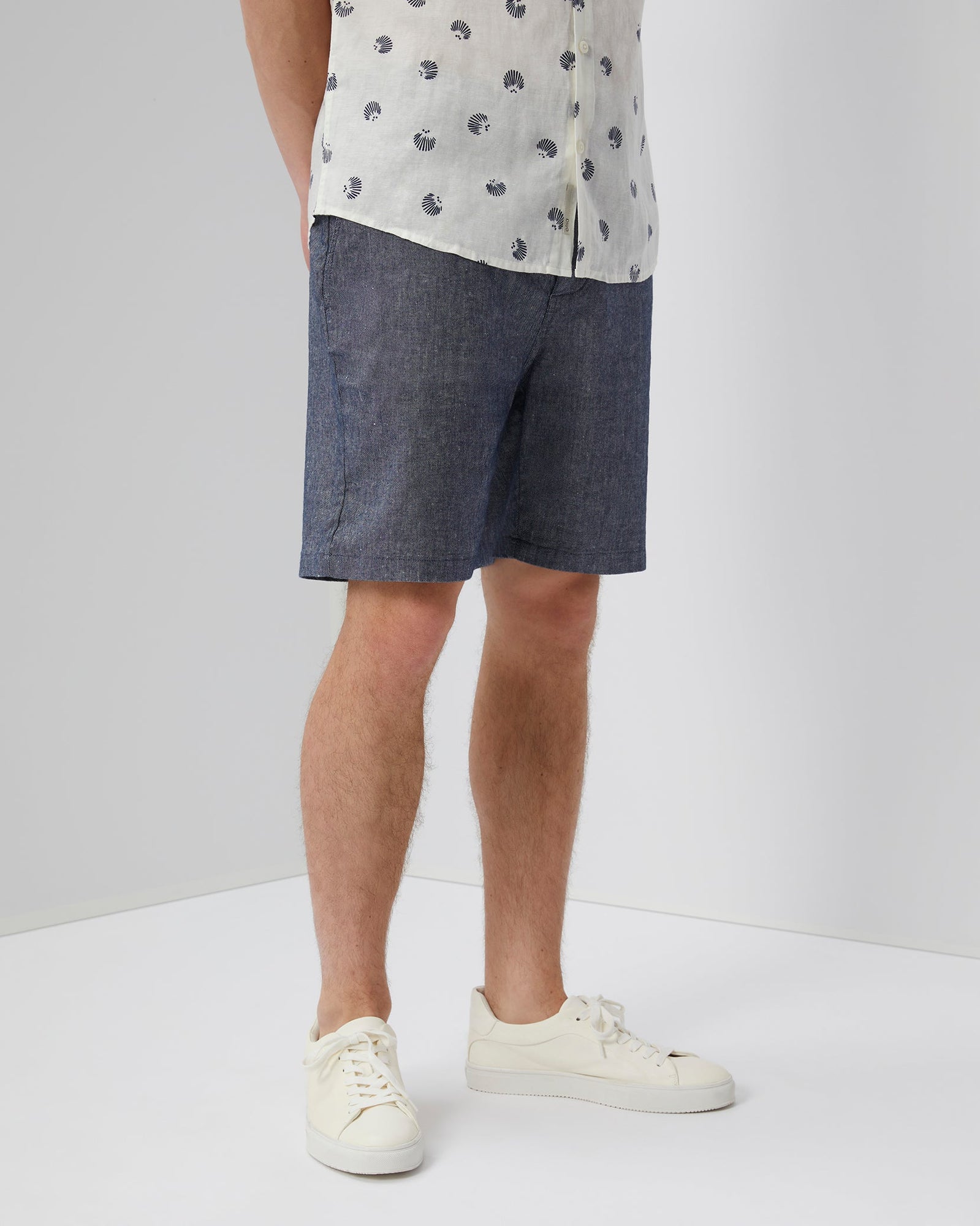 Mens | Stretch Canvas Traveler Short | Deep Navy