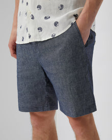 Mens | Stretch Canvas Traveler Short | Deep Navy