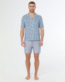 Mens | Viscose Vacation Shirt | Moonlight Blue