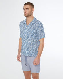 Mens | Viscose Vacation Shirt | Moonlight Blue