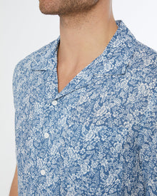 Mens | Viscose Vacation Shirt | Moonlight Blue