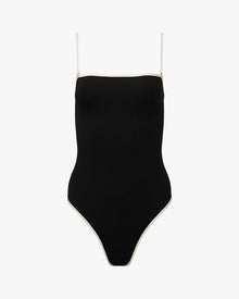 Strapless One Piece | Black/Off White