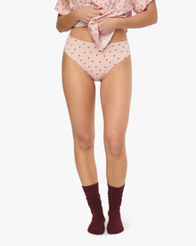 High Waisted Bottom | Blossom/Merlot