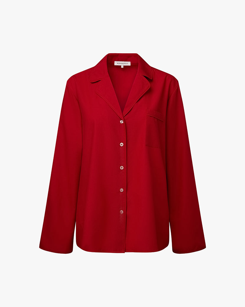 Classic Pajama Top | Scarlet