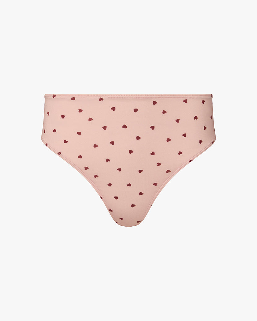 High Waisted Bottom | Blossom/Merlot