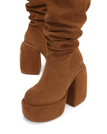 Womens | Space Cow Suede Boot | Tan