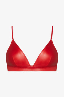 Triangle Bikini Top - Splash | Red