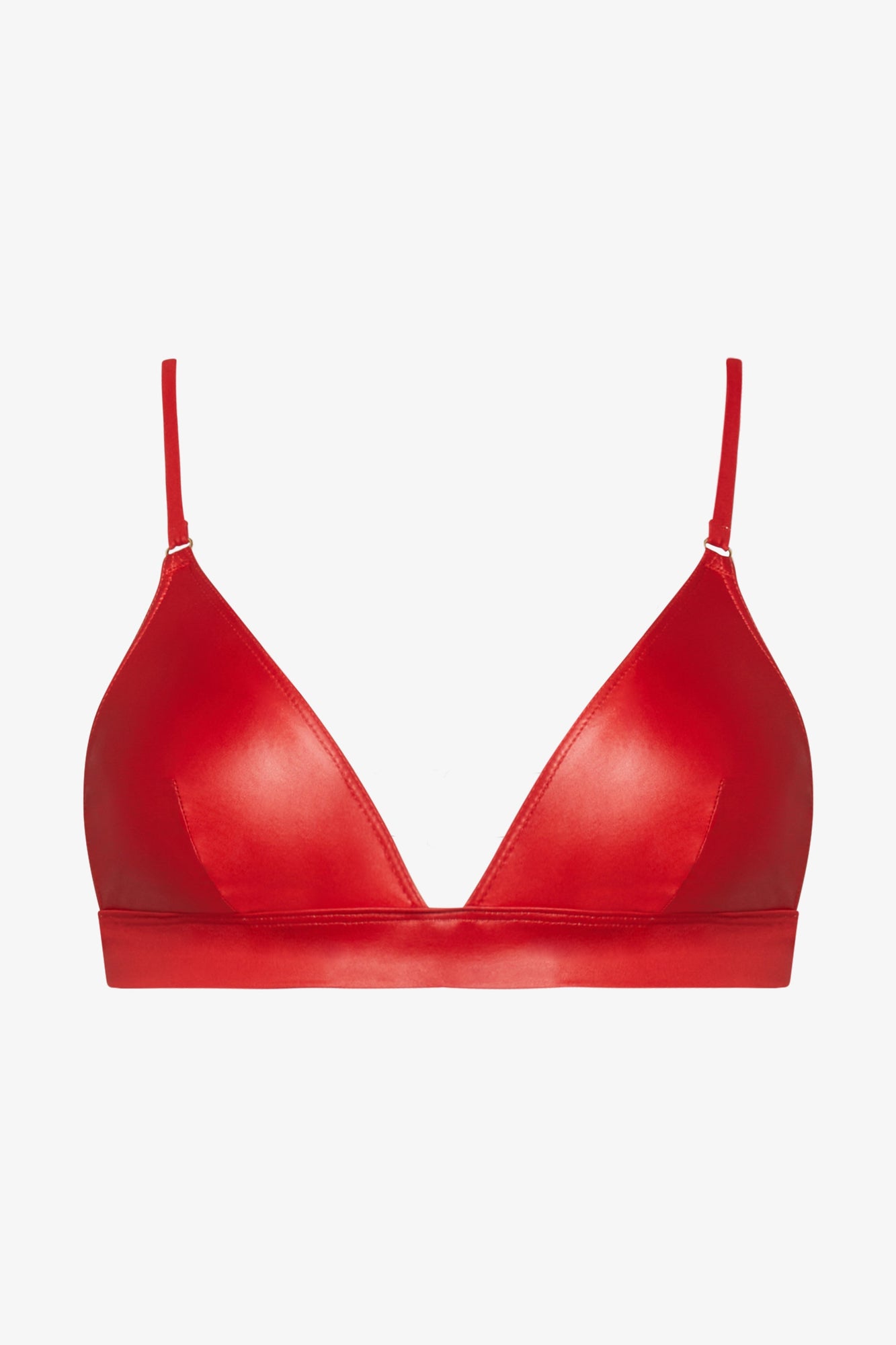 Triangle Bikini Top - Splash | Red
