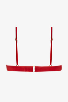 Triangle Bikini Top - Splash | Red