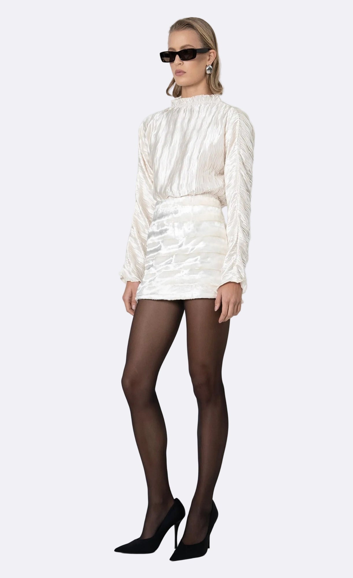 Nicolette Skirt | White