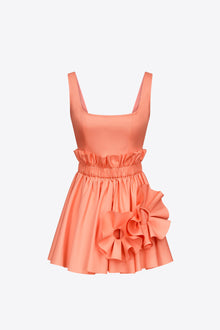 Ruffle Flower Mini Dress | Sweet Salmon