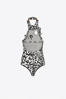 Dalmatian Flower Bodysuit | Black/Off White