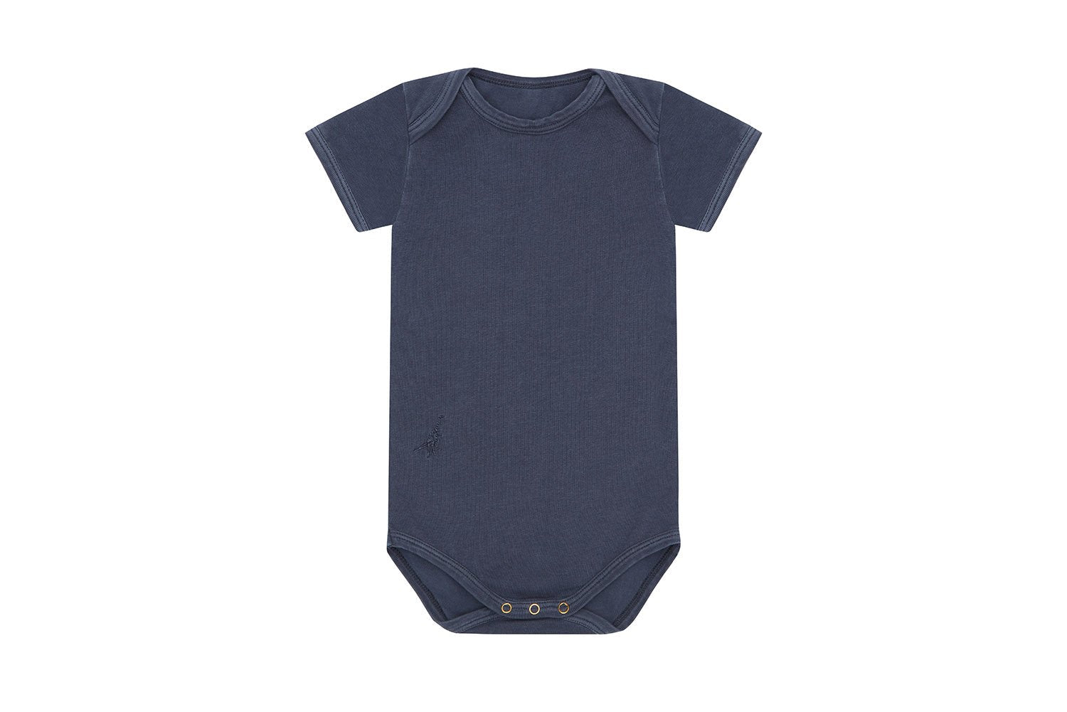 Organic Cotton Bodysuit | Stone Blue - Palmetto Plant Dye