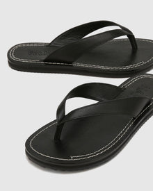 Womens | St Barths Leather Sandal | Black