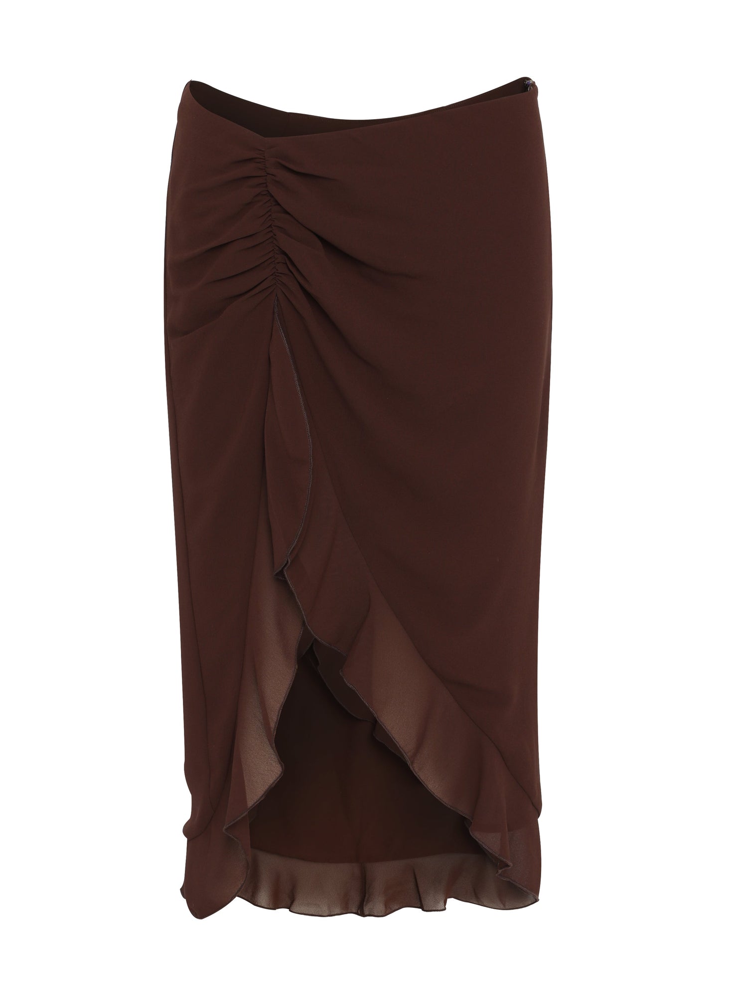 Serene Midi Skirt | Brown