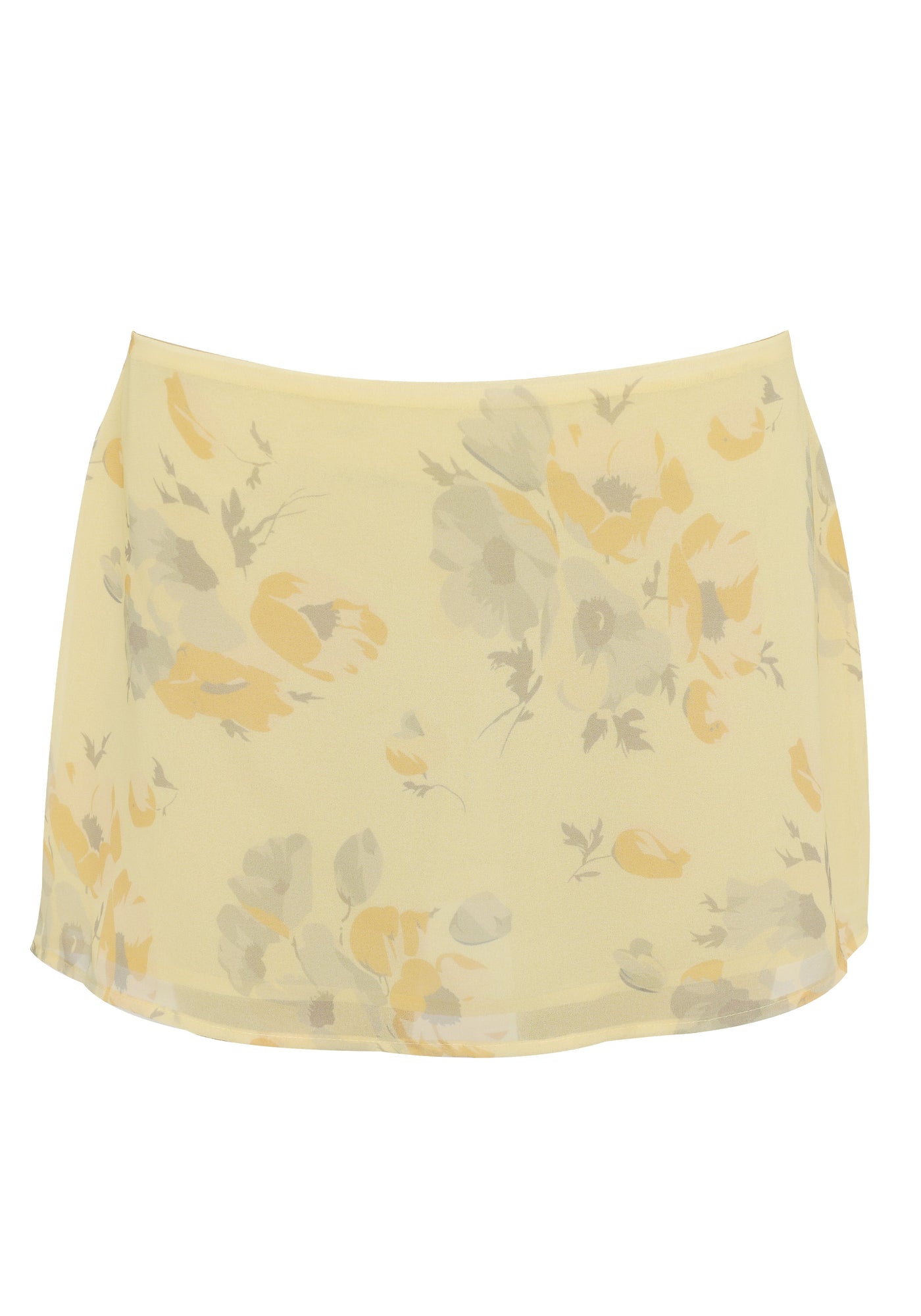 Juniper Mini Skirt | Yellow Floral Print