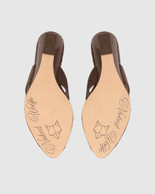 Womens | Stampede Heel | Brown Snake
