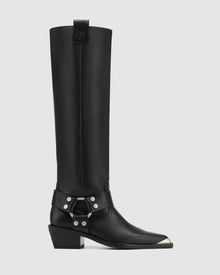 Womens | Stark Leather Boot | Black