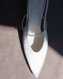 Mignon 90 Heel | White