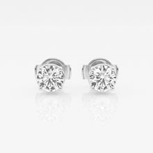 2.00 CT Round Lab-Grown Diamond | Stud Earrings | 14K White Gold | F Color | VS Clarity