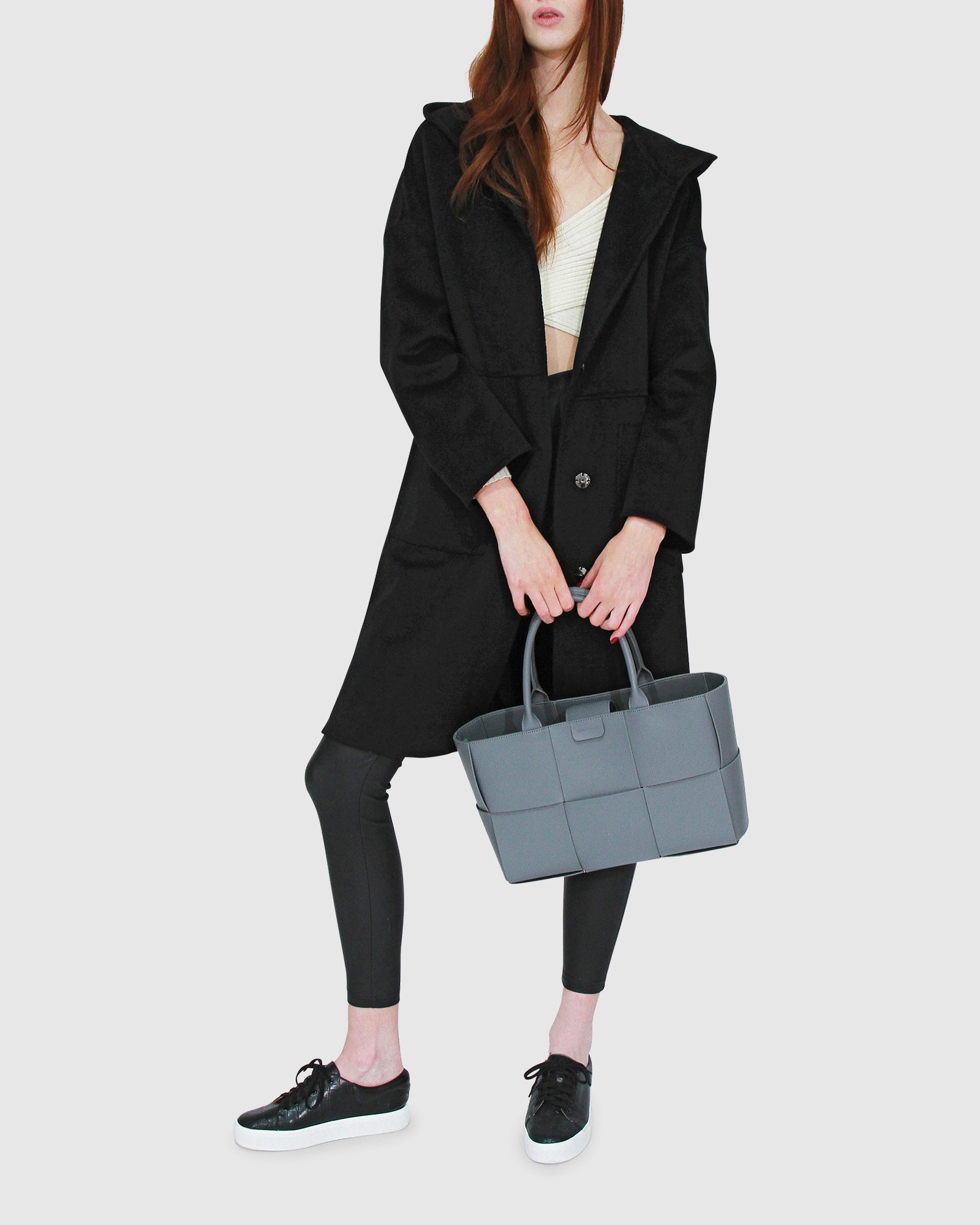 Sunday Morning Hooded Coat | Women | Black