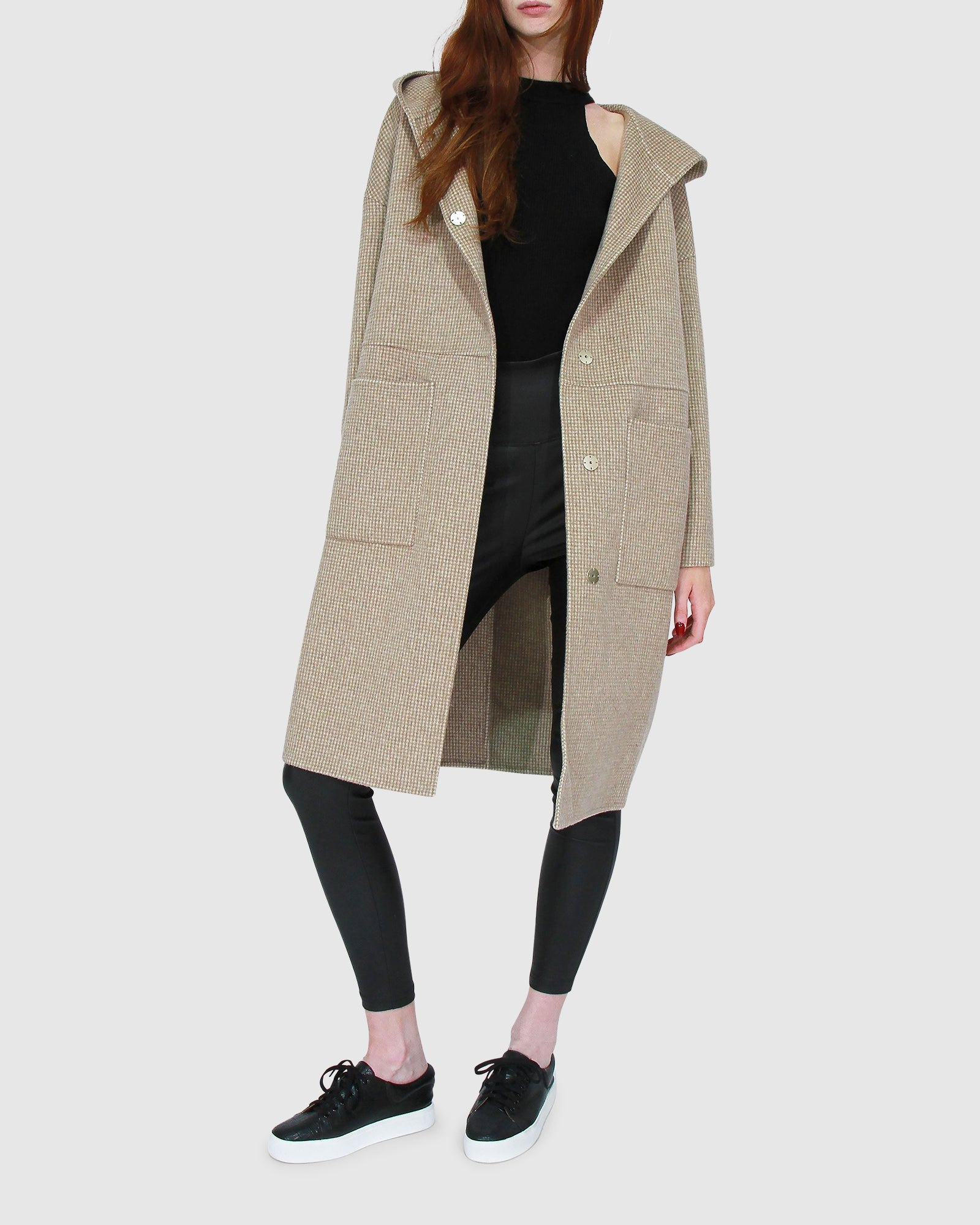 Sunday Morning Hooded Coat | Women | Beige