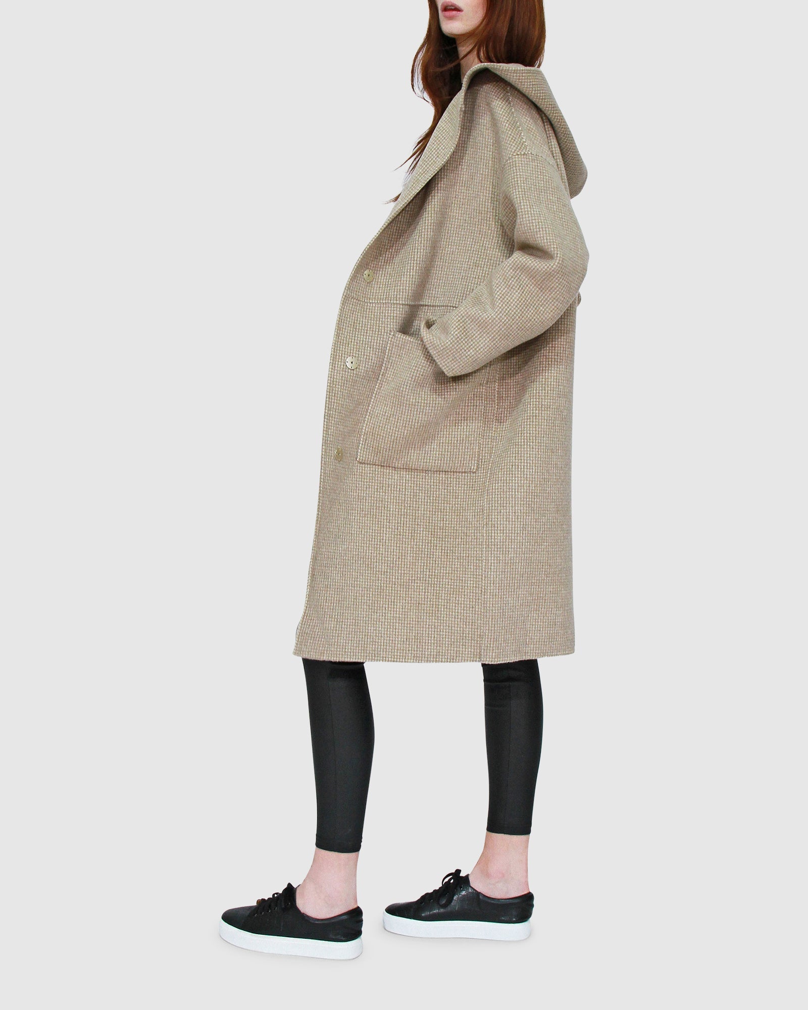 Sunday Morning Hooded Coat | Women | Beige