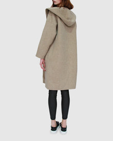 Sunday Morning Hooded Coat | Women | Beige