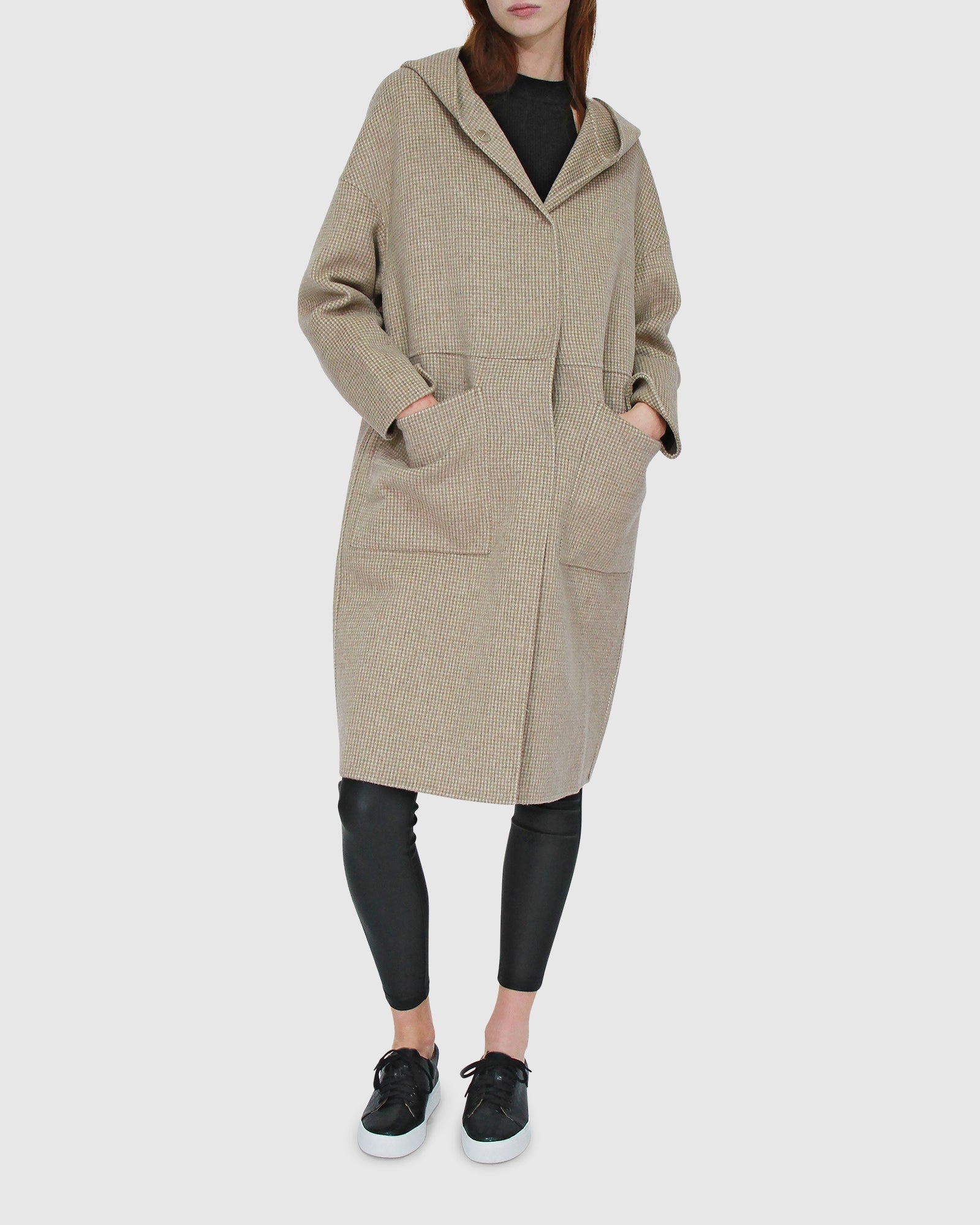 Sunday Morning Hooded Coat | Women | Beige