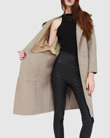 Sunday Morning Hooded Coat | Women | Beige