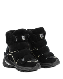 Womens | Summit Suede Mesh Sneaker | Black