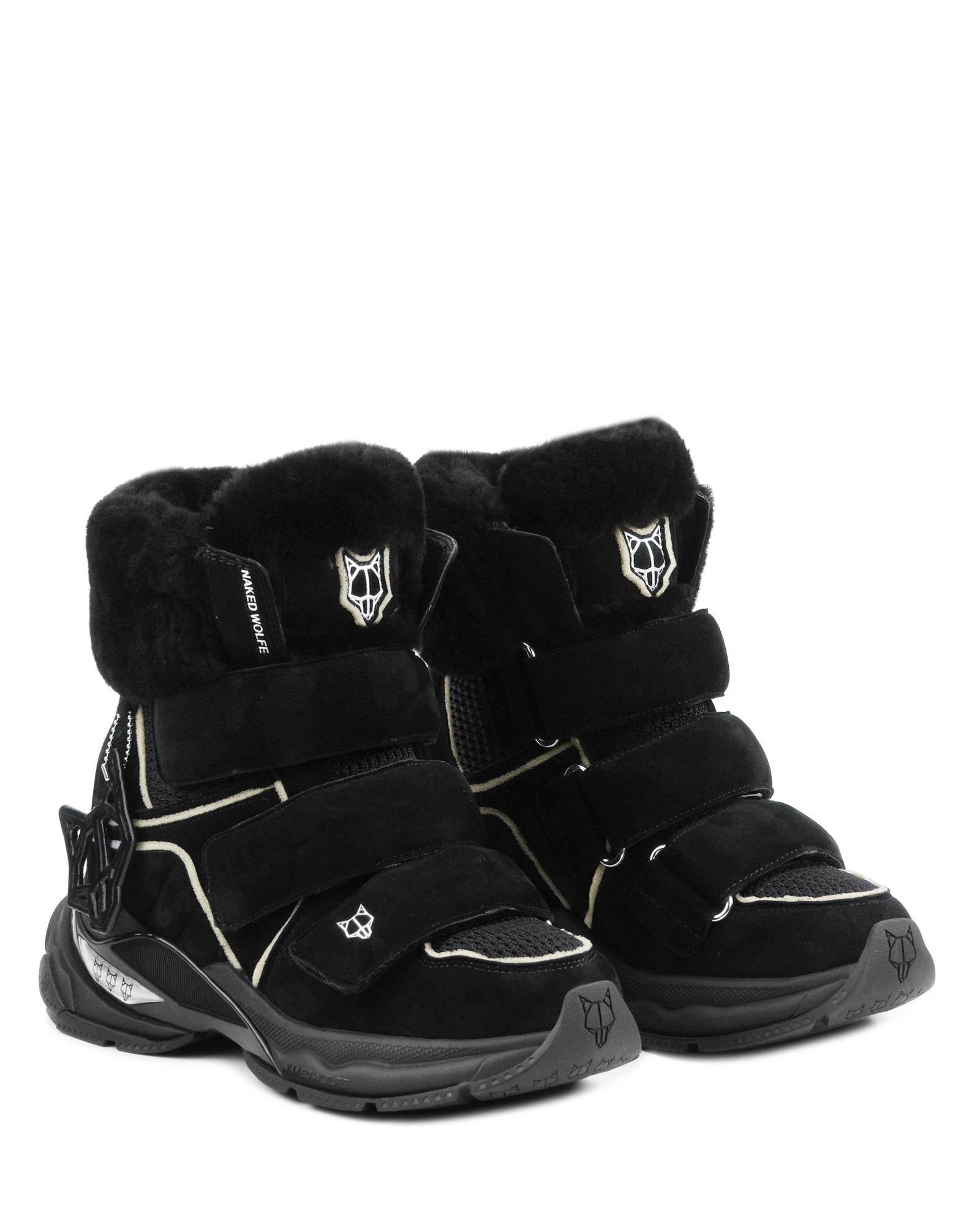Womens | Summit Suede Mesh Sneaker | Black