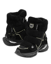 Womens | Summit Suede Mesh Sneaker | Black