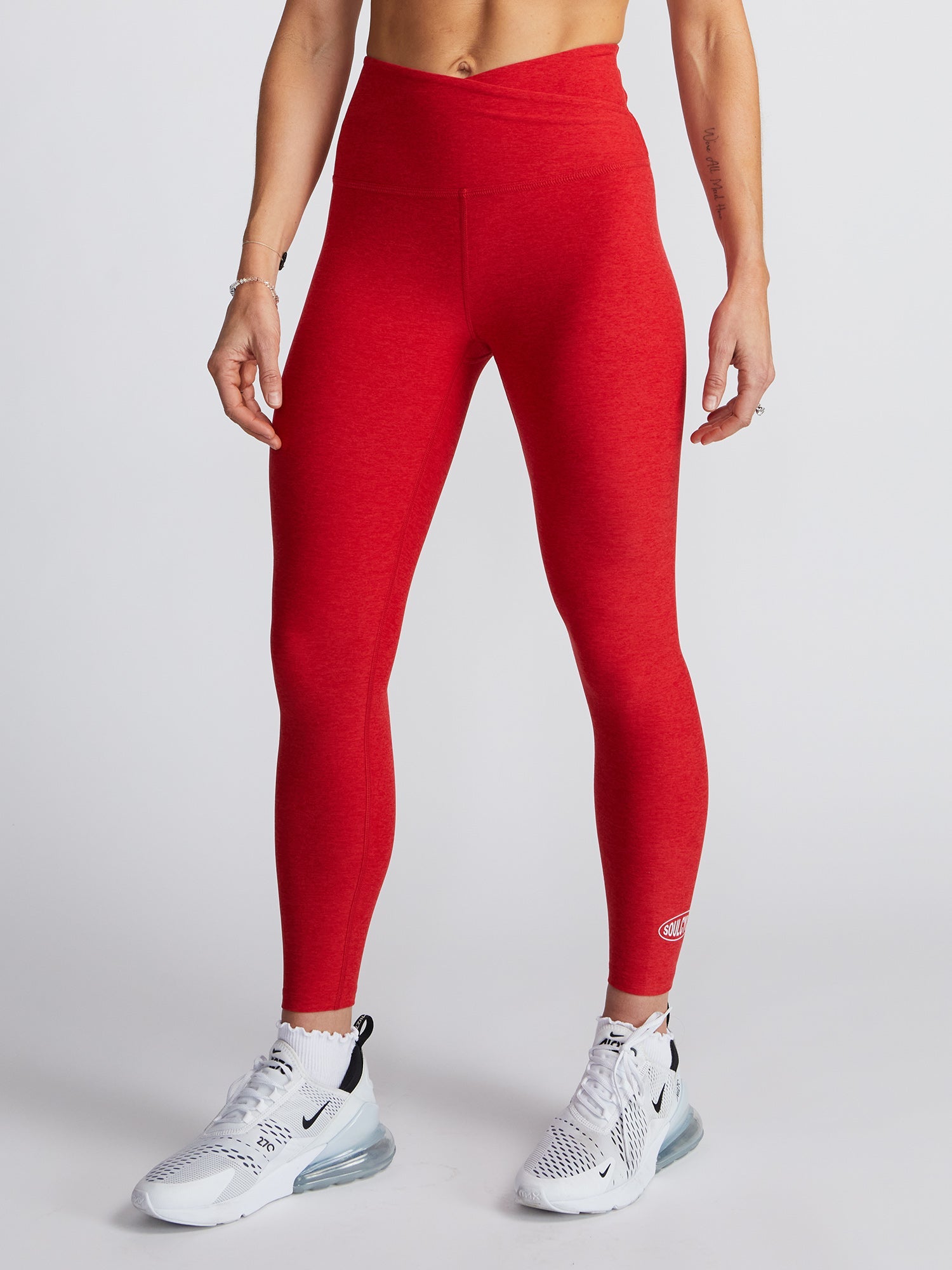 Beyond Yoga | At Your Leisure Midi Legging | Ruby Red