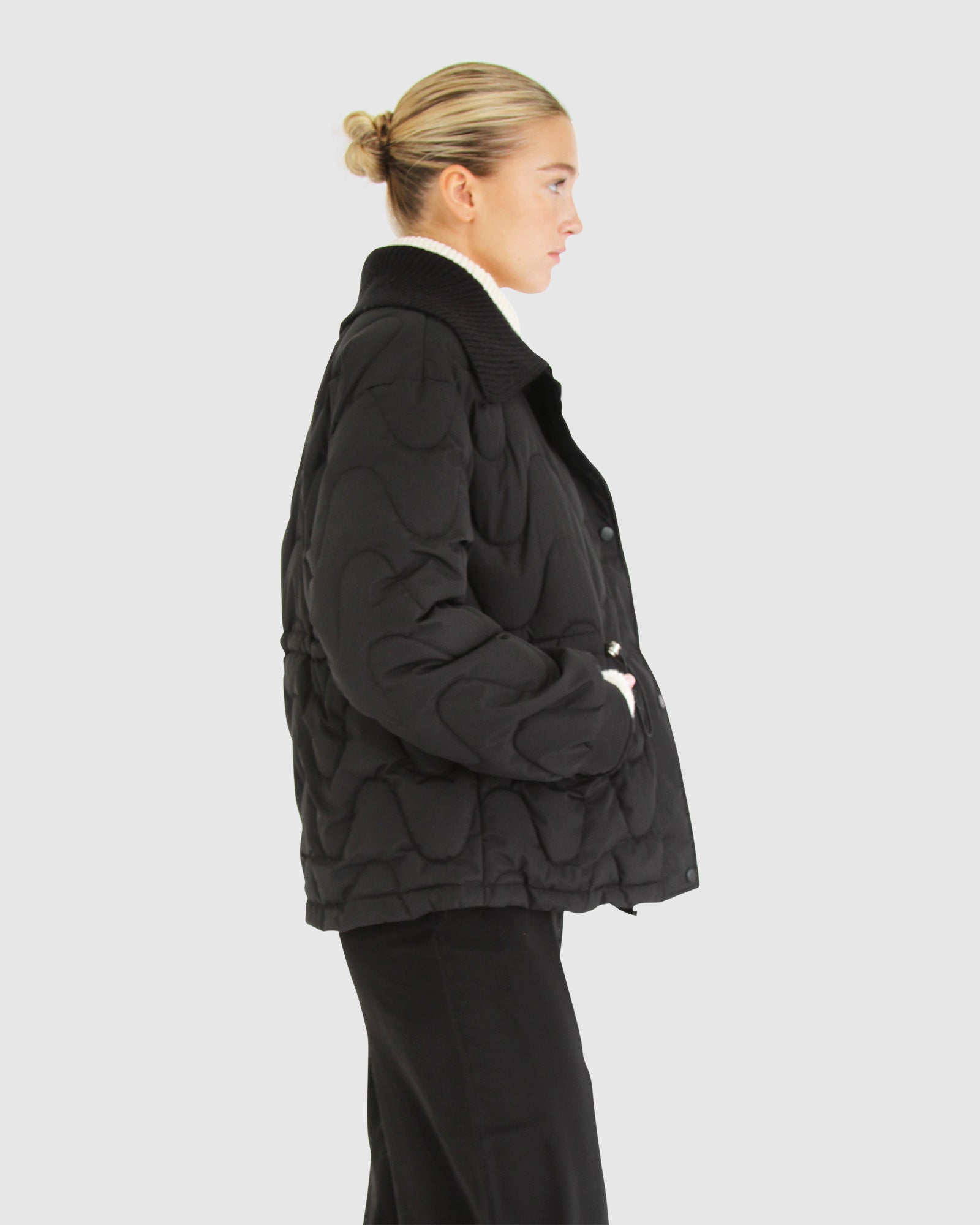 See You Again Quilted Jacket | Women | Black