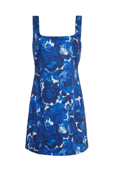 Sandra Dress | Floral Garden Blue