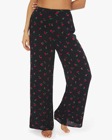 Pull On Cherries Pant | Black