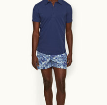 Sebastian Tailored Fit Cotton Polo Shirt | Lagoon Blue