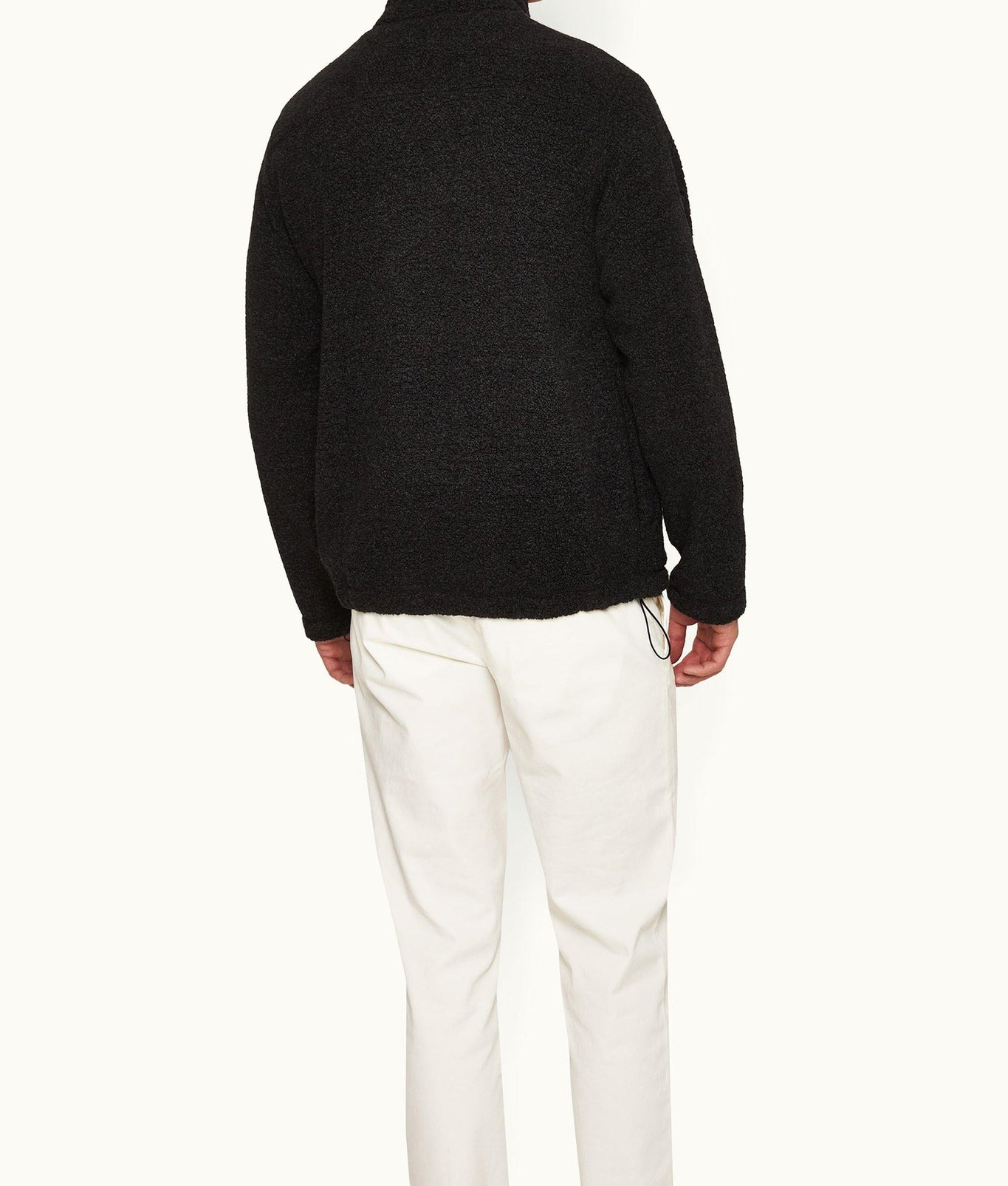 Senon Relaxed Fit Funnel Neck Sweatshirt | Volcano Ash Grey