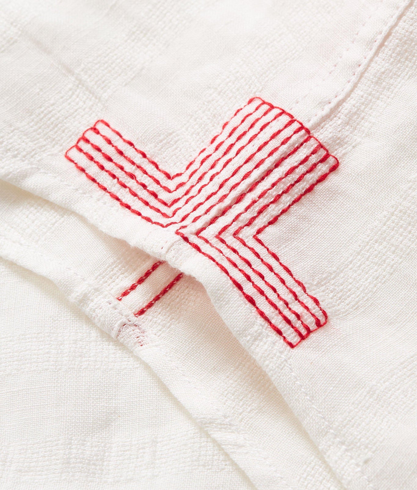 Shanklin Linen Tonal Stripe Relaxed Fit Overhead Shirt Woven | Thasos Beach