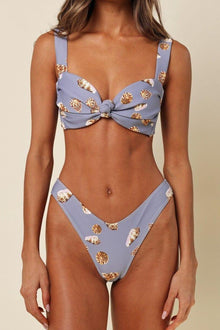 Added Coverage Lulu Zig Zag Stitch Bikini Bottom | Shell