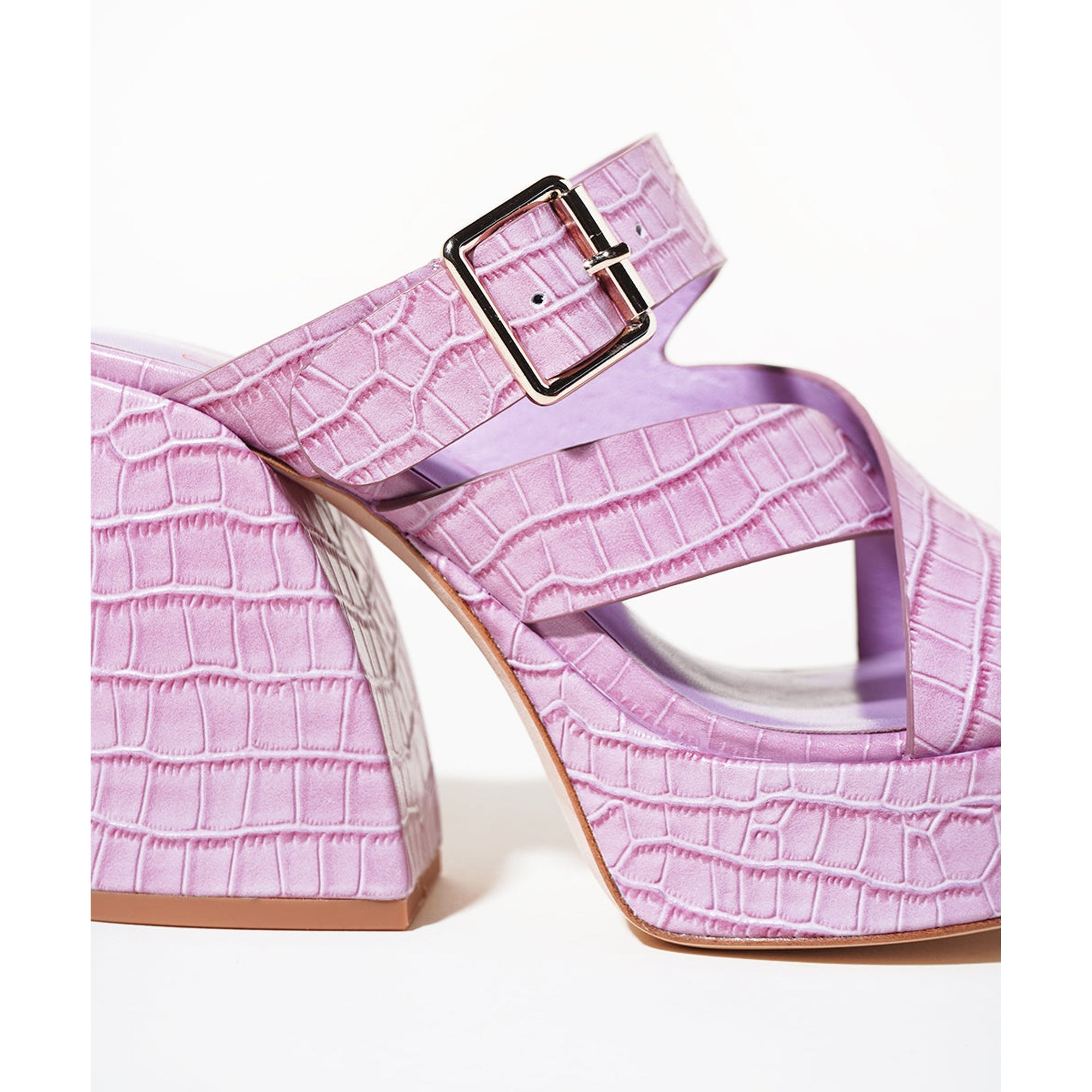 Simi Strappy Platform Sandal | Lilac