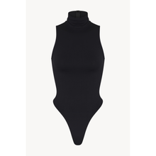 Sleeveless Turtleneck Bodysuit | Black