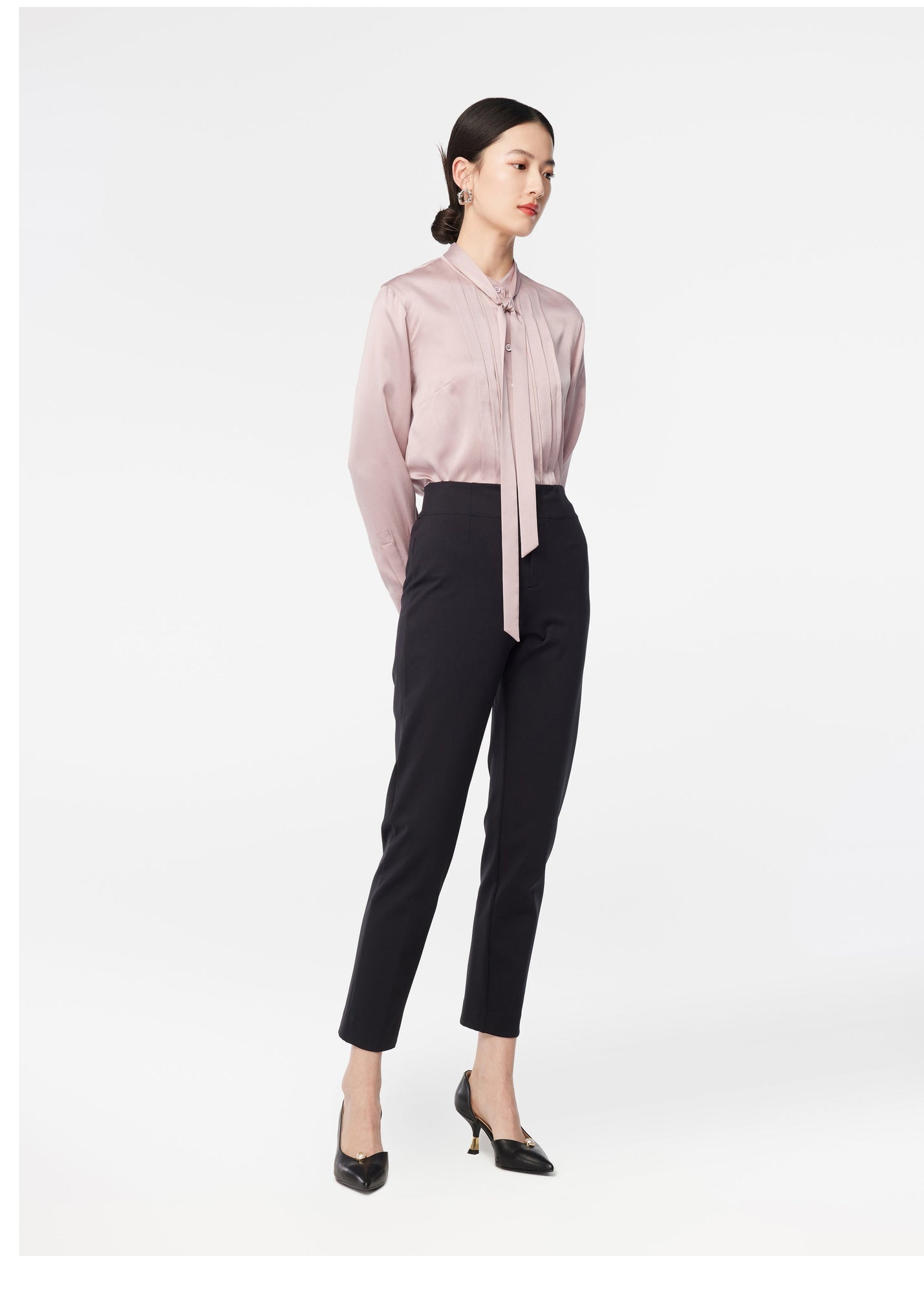 Slim-Leg Pants | Black