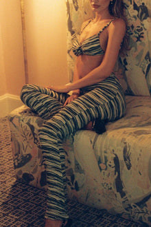 Sydney Flared Legging | Slub Knit